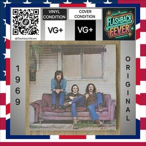 CROSBY, STILLS & NASH•Crosby, Stills & Nash•1969 US (#SD-8229)•Terre Haute Press